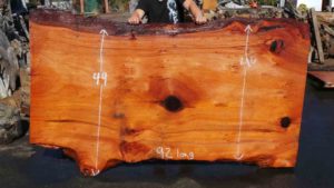 Rustic Dining Table Slab | Old Growth Redwood Slab