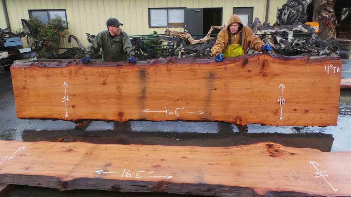 Rustic Dining Tables - Live Edge Wood Slabs | Redwood Burl ...