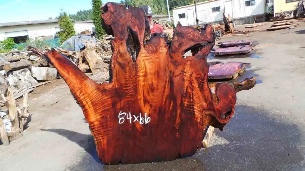 Large Lived Edged Redwood Sump Cut