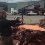 Milling Reclaimed Redwood Stumps