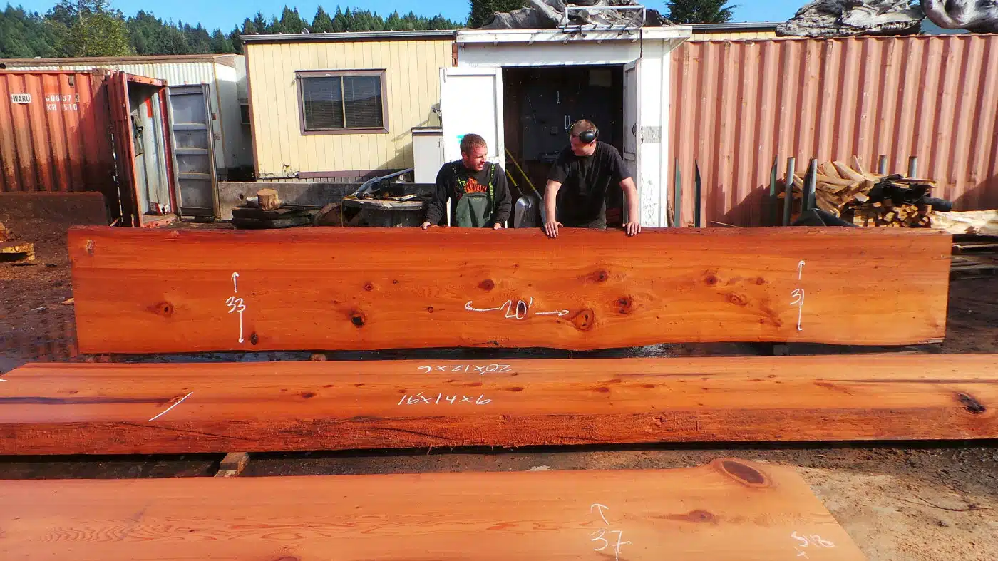 Redwood Slab for Kitchen Island or Bartop