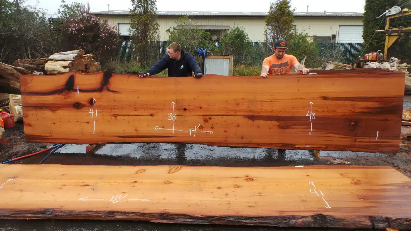 Redwood Dining Table Rustic Wood