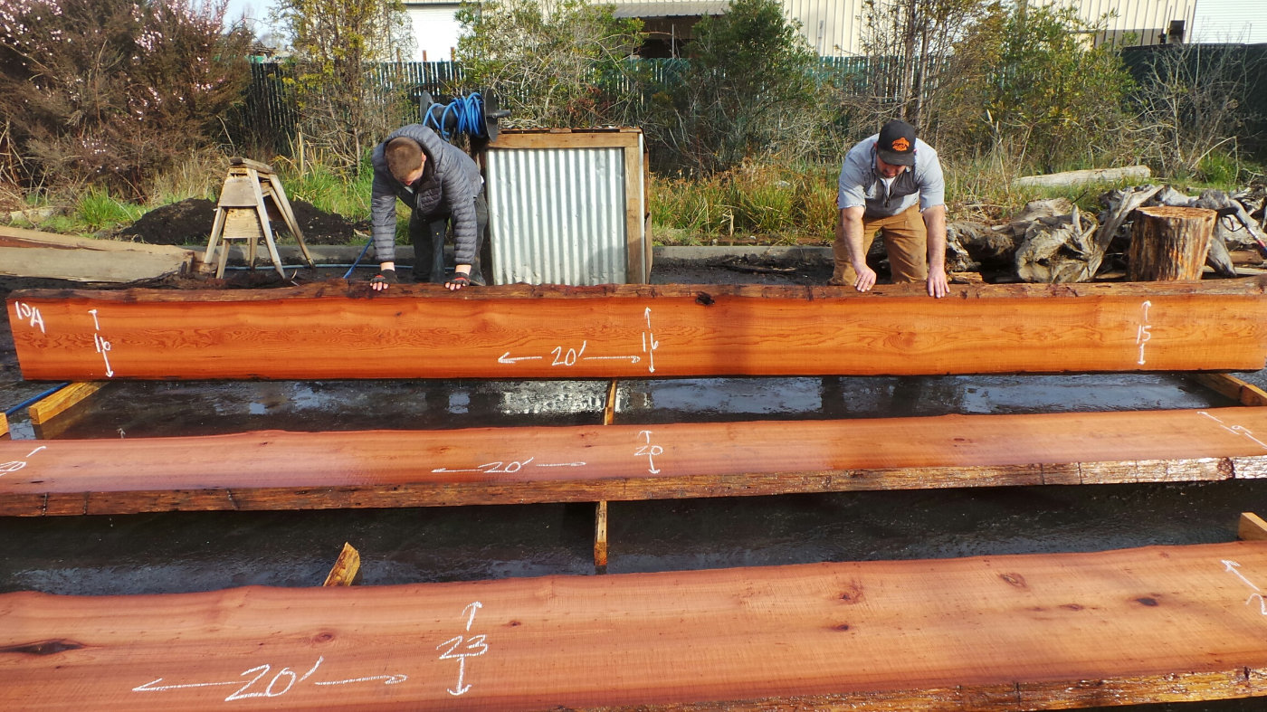 Redwood Large Custom Wood Countertops