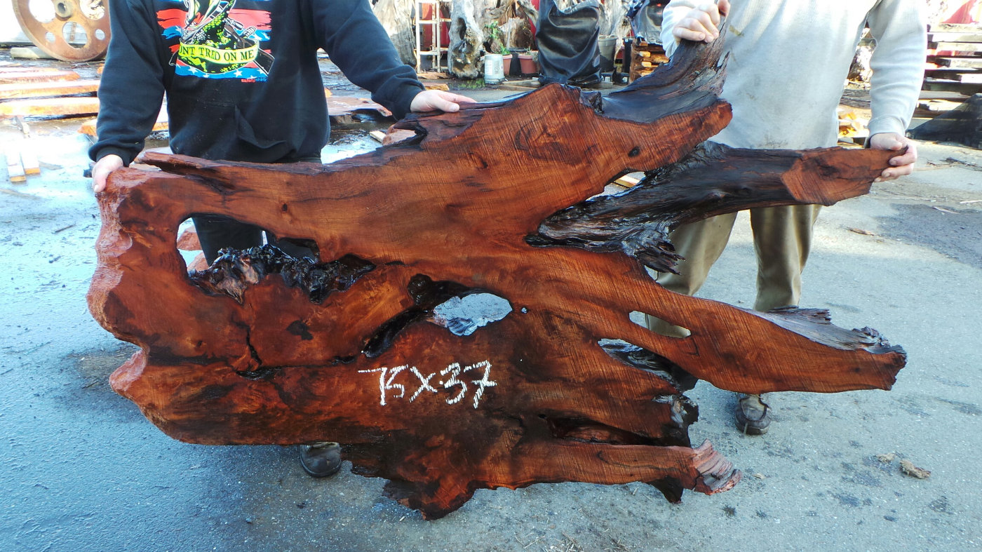 Redwood Headboard Slabs - Unique Burl Wood Grainy Head Boards