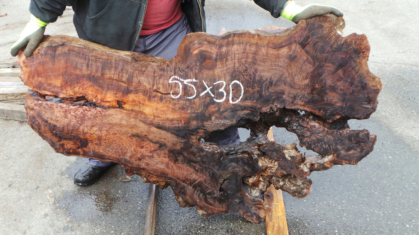 Redwood sofa table slab