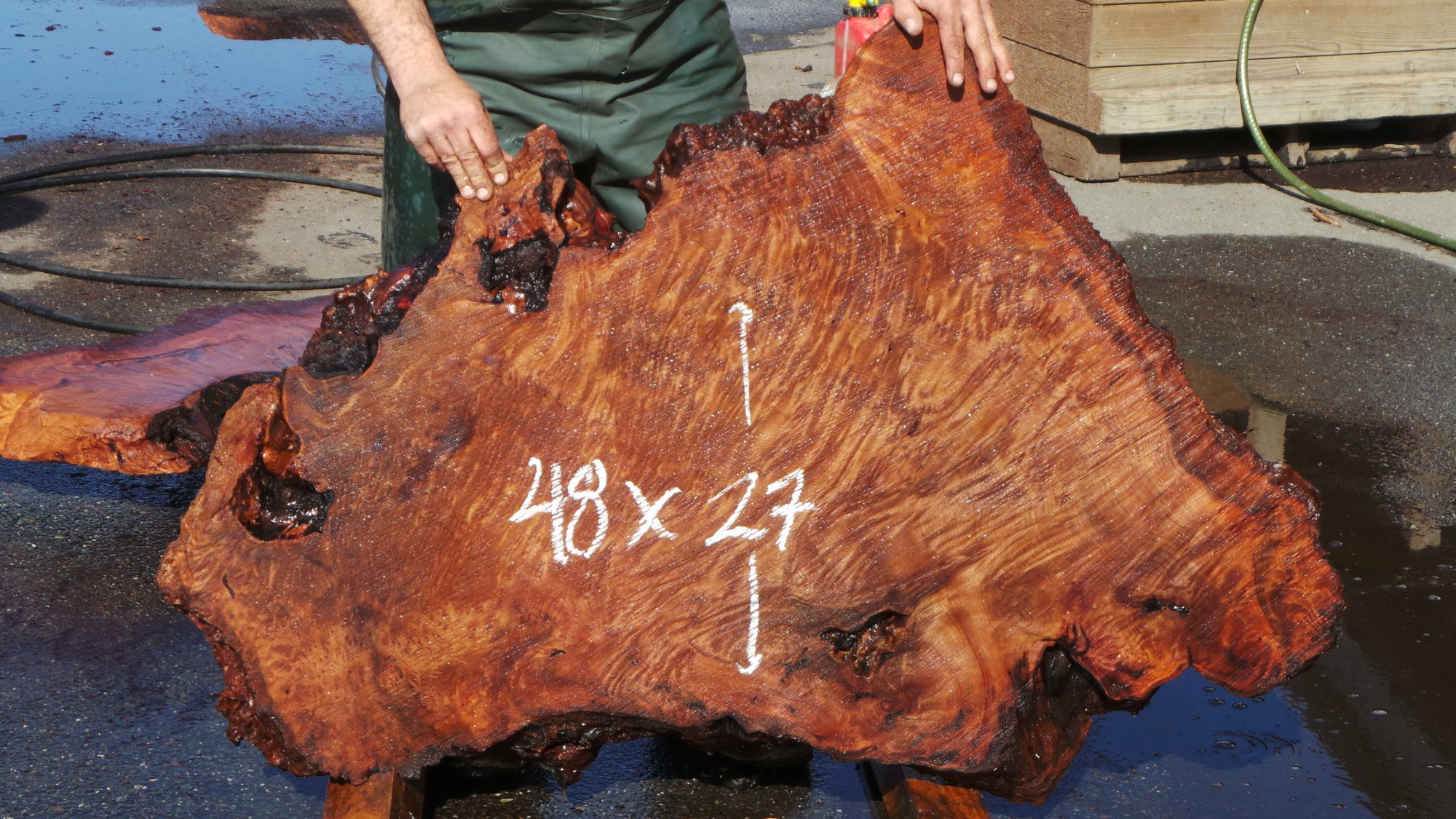 redwood slab