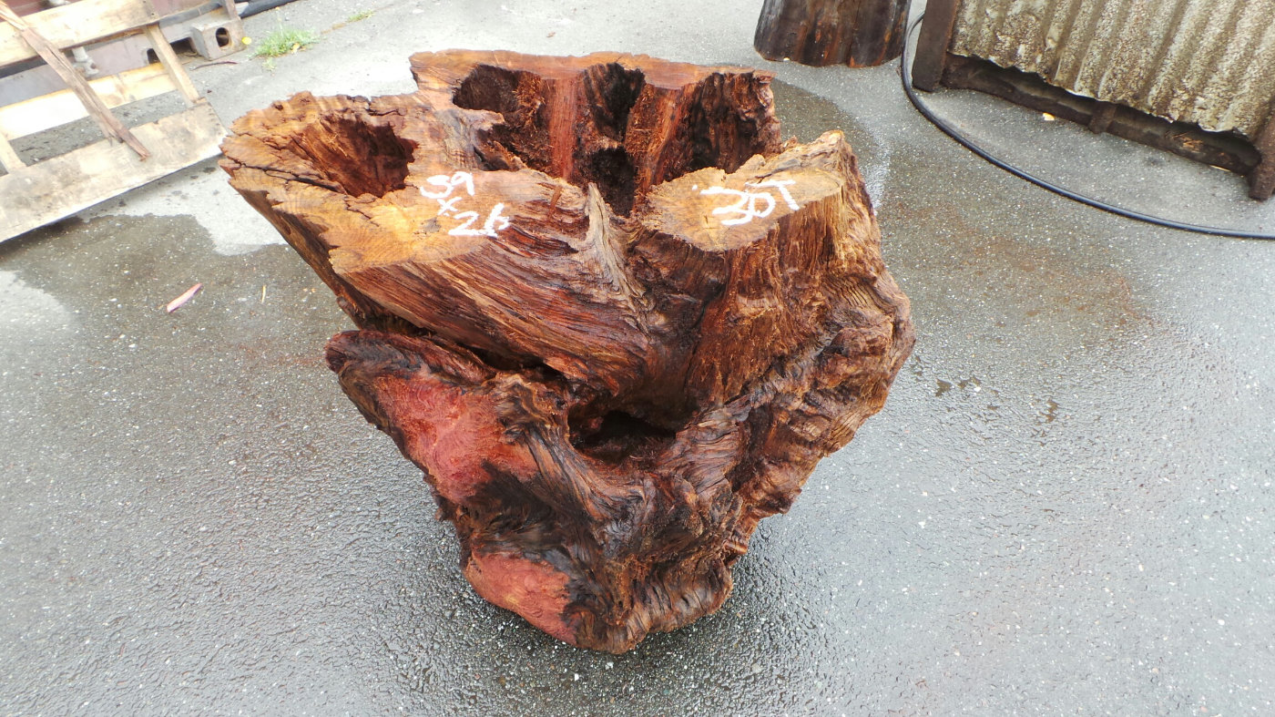 Bold Redwood Table Base