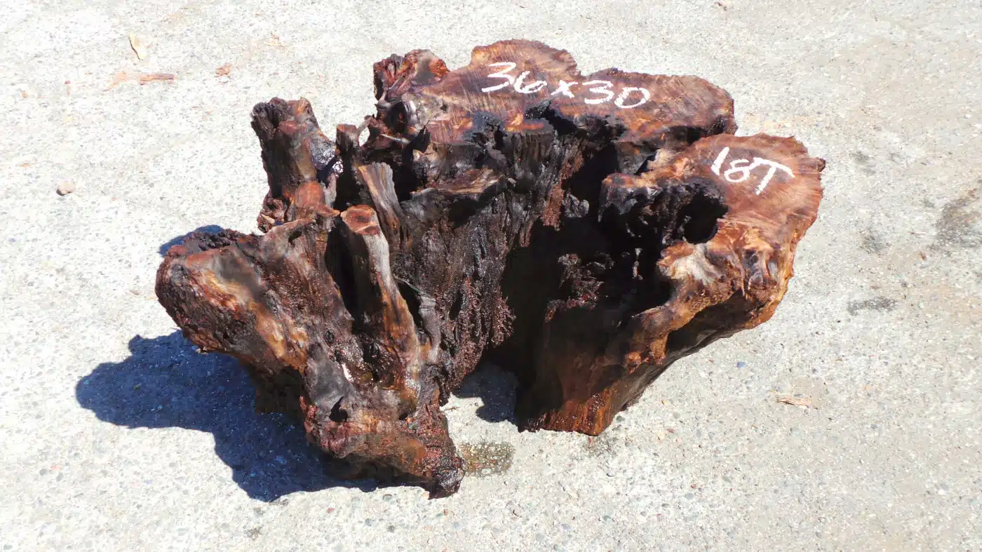 Redwood Stump Pedestal table bases for sale