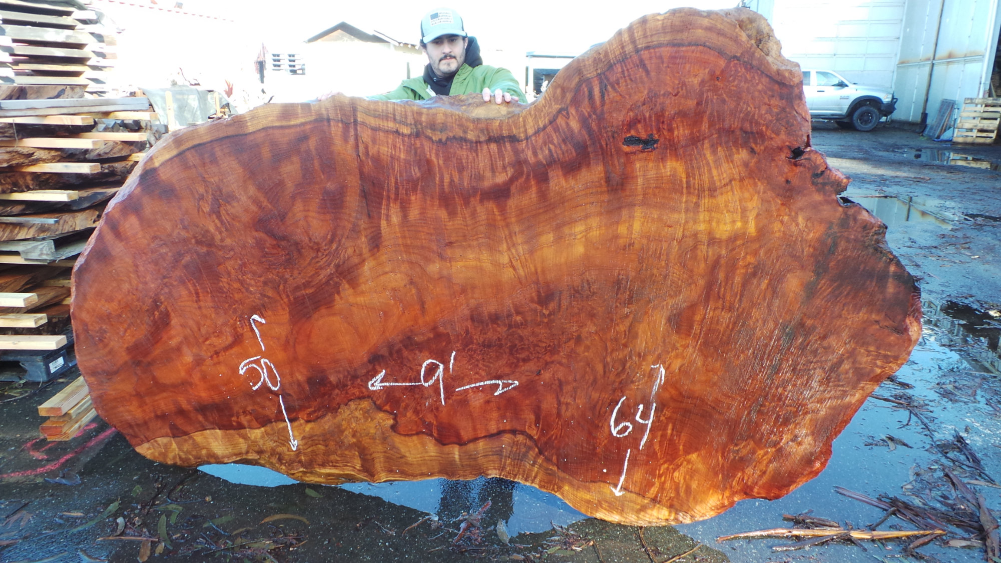 Irregular Live Edge Slab