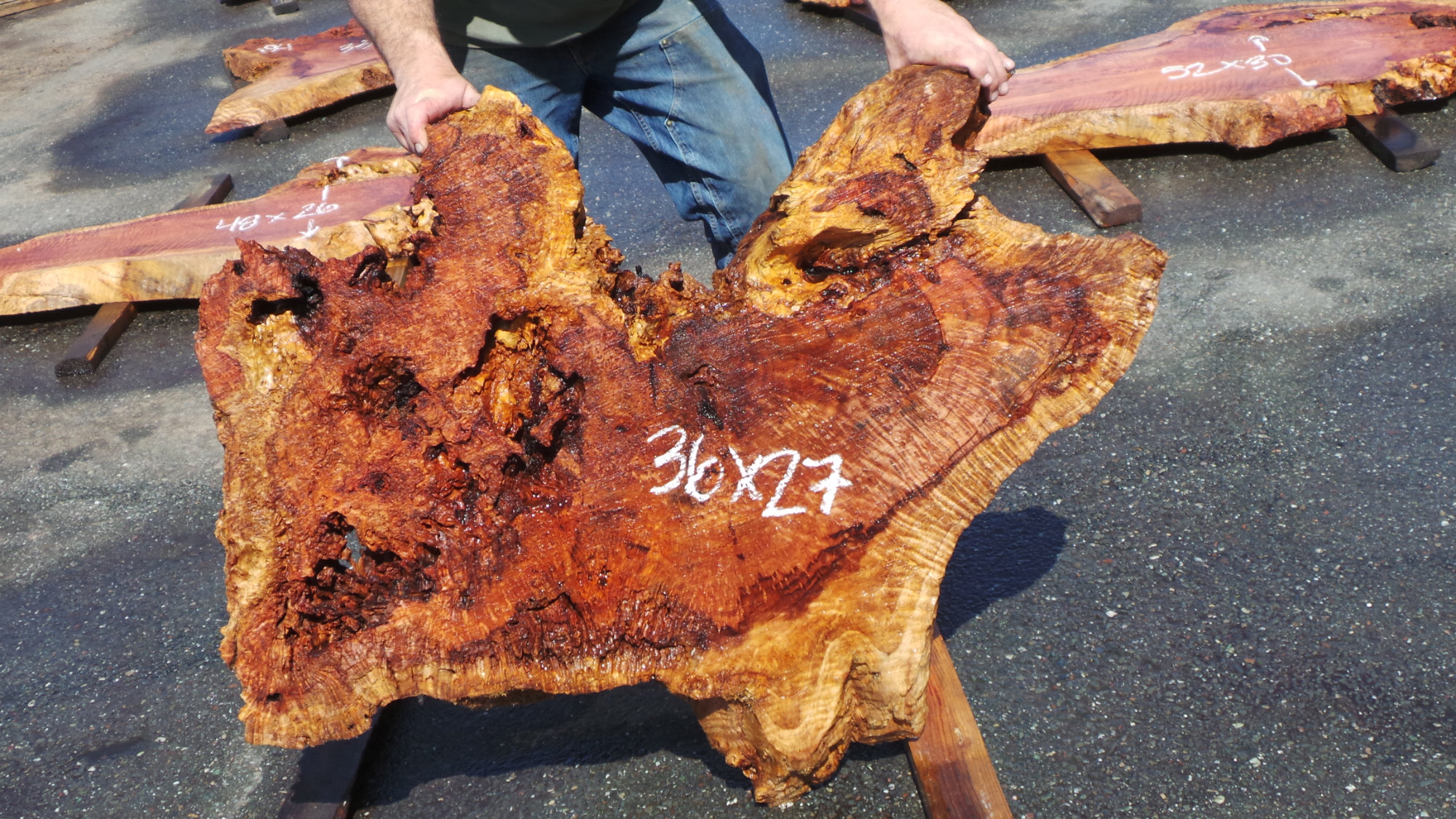 redwood live slab