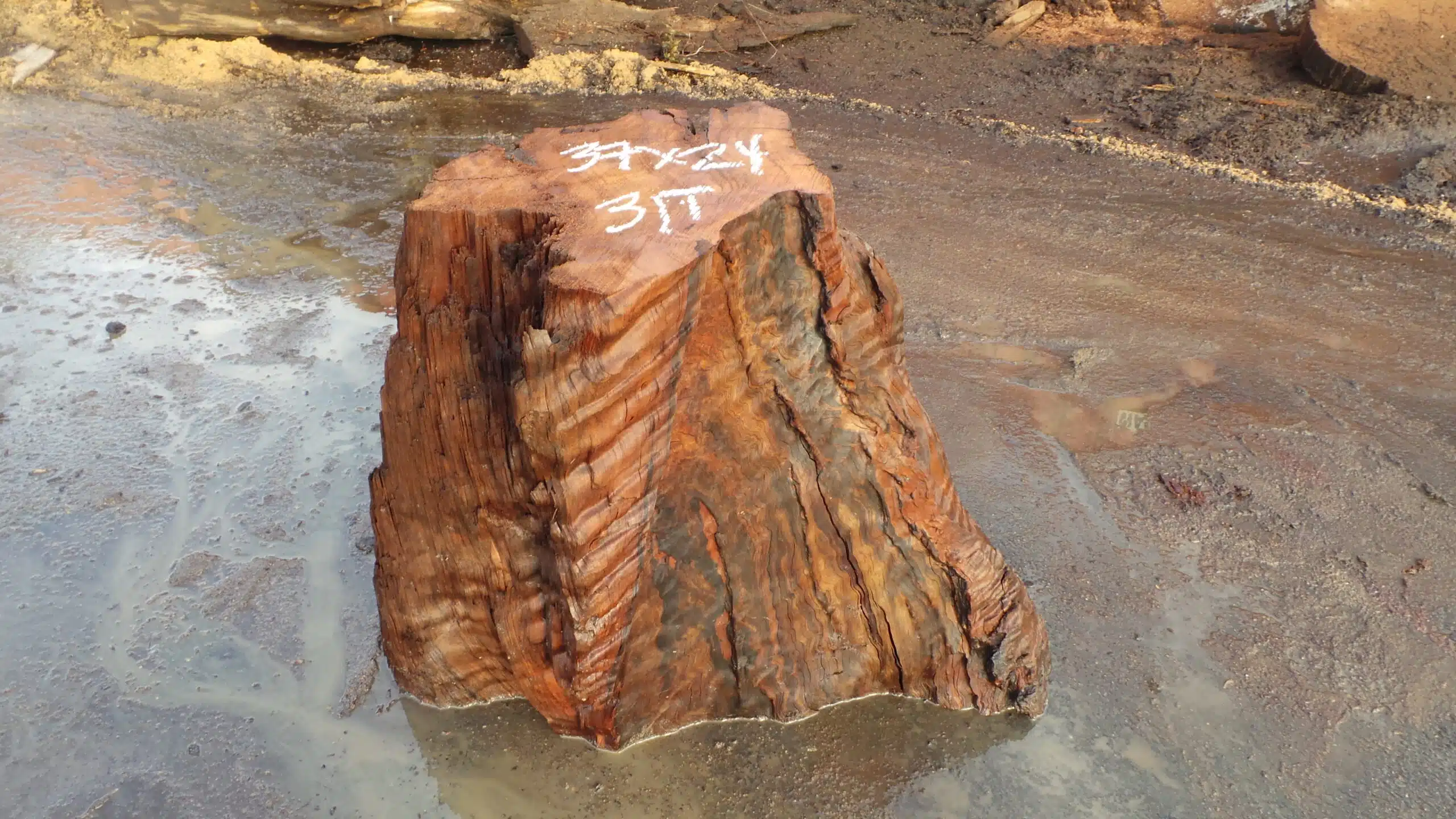 B-308 Rustic Cedar Table Base