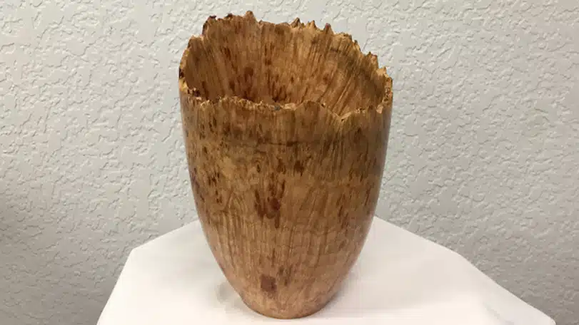 Walnut Decorative Desk Pencil Cup - Live Edge