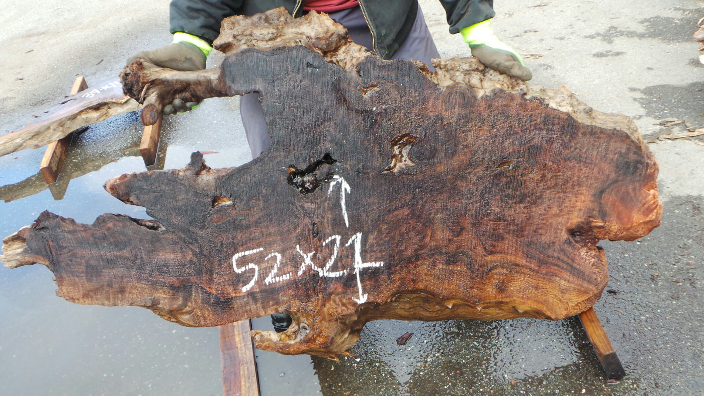 Russet Shade Redwood Burl Table Tops