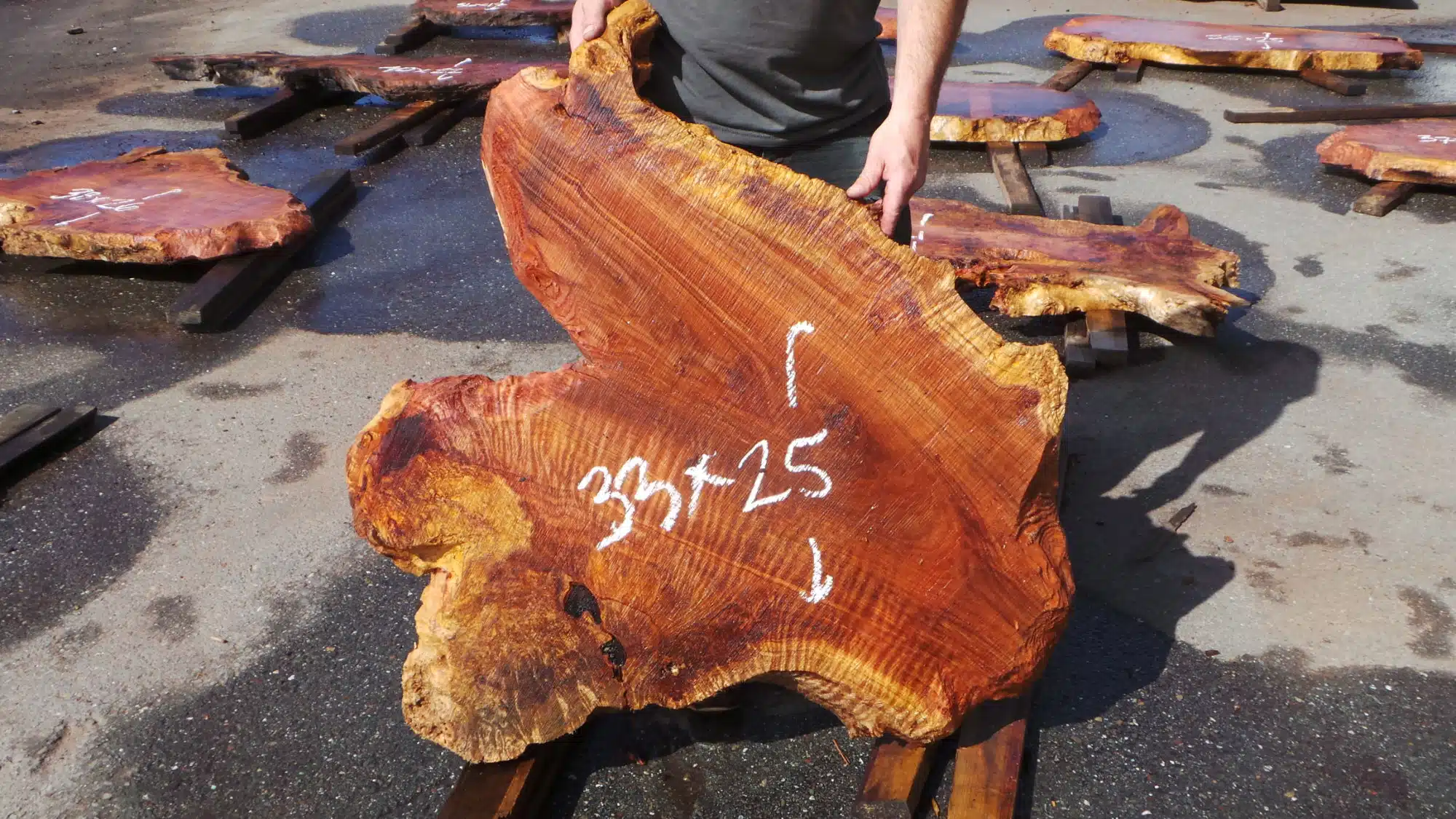 rustic accent table