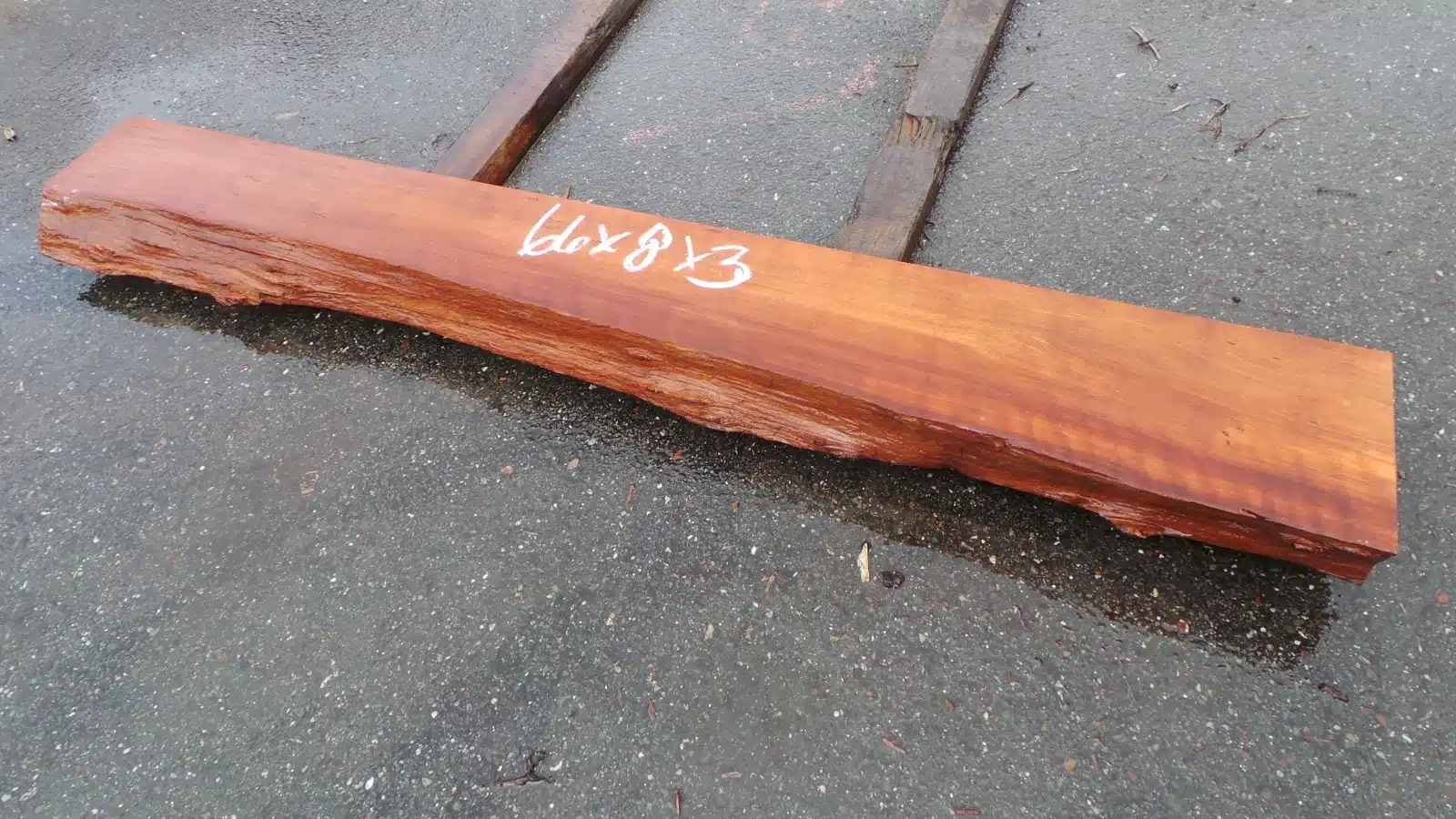 Redwood Fireplace Mantel