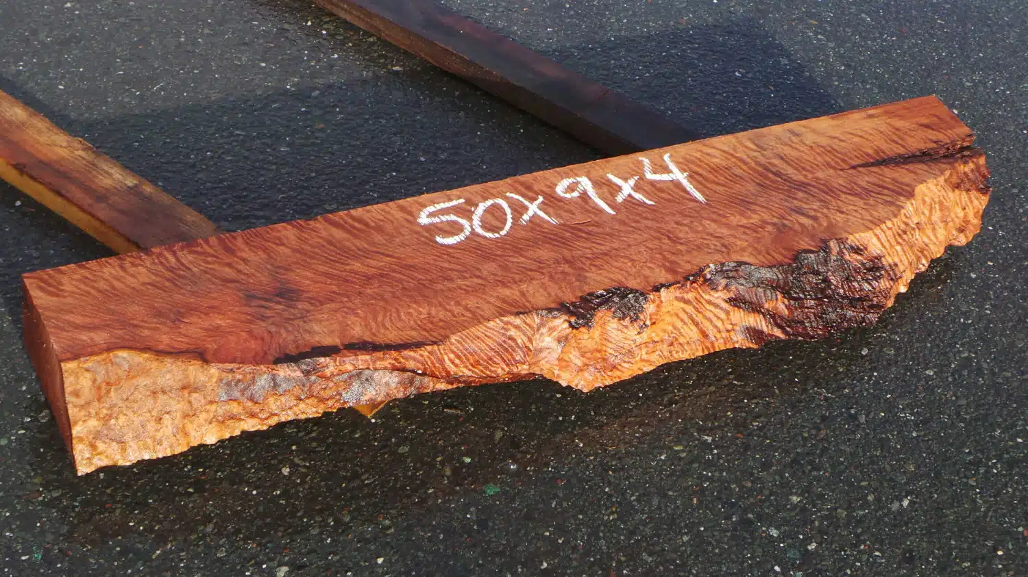 Live Edge Redwood Mantel
