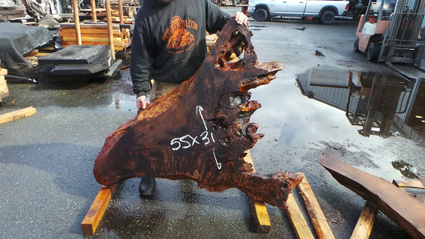 Best Live Edge Tables - Redwood Burl