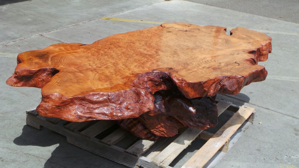 Conversion Varnish Burl Slab