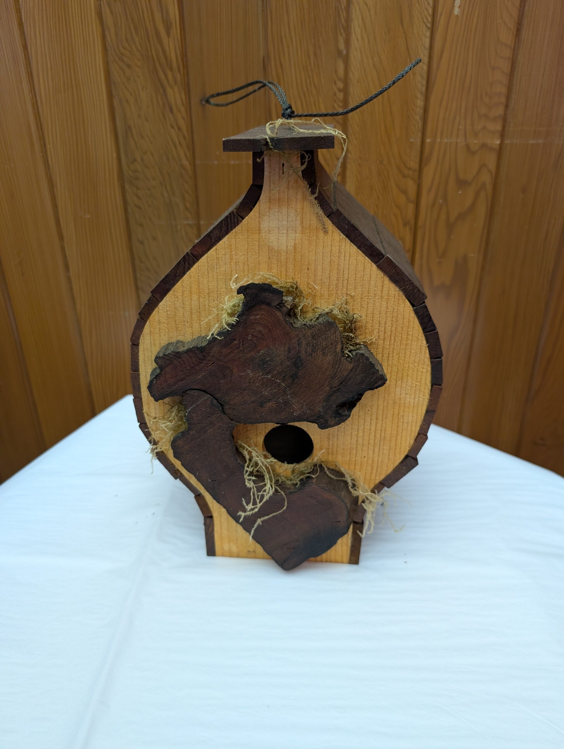 Handcrafted Rustic Wood Birdhouse