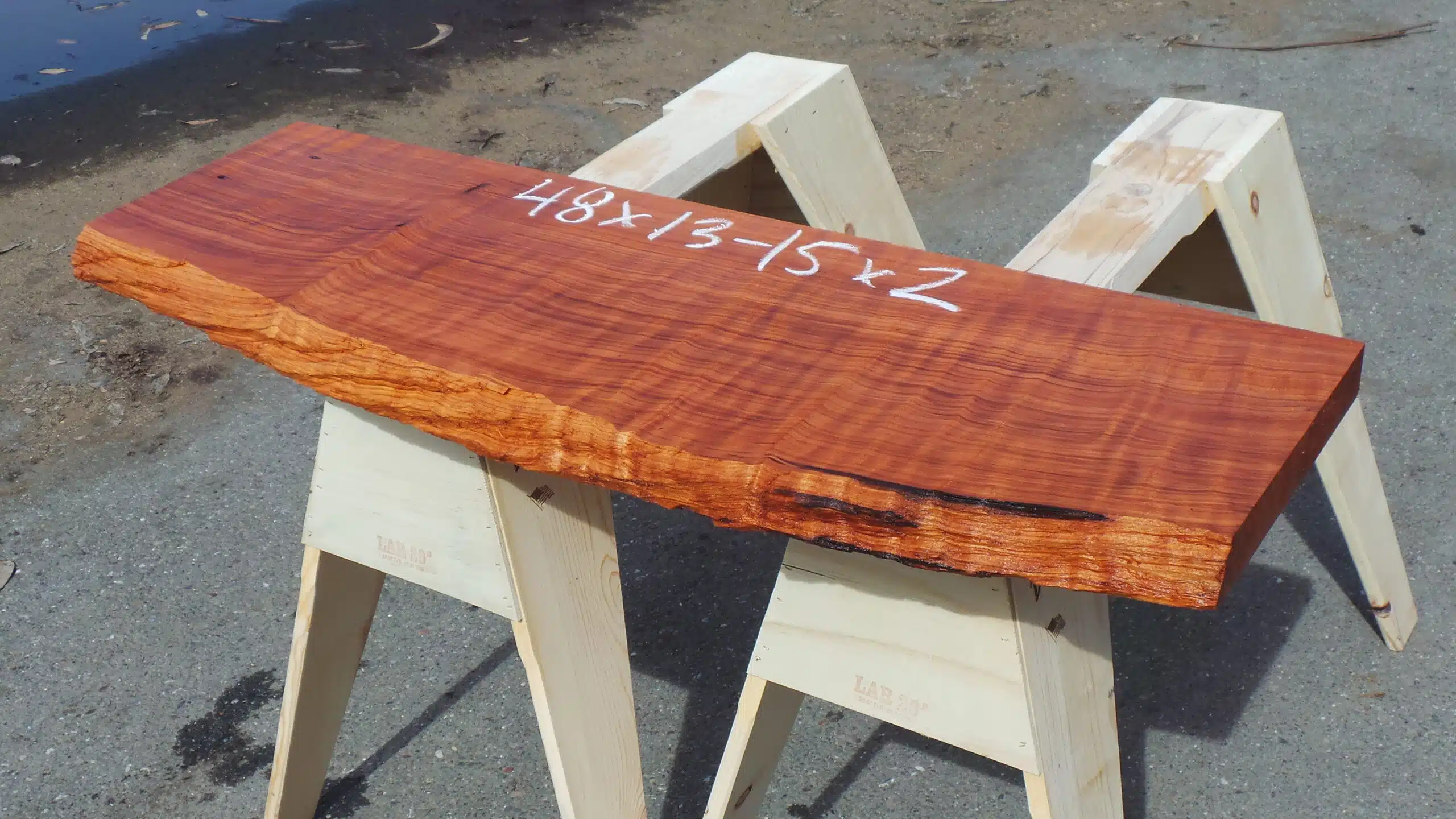 Redwood Burl Mantel/Shelve