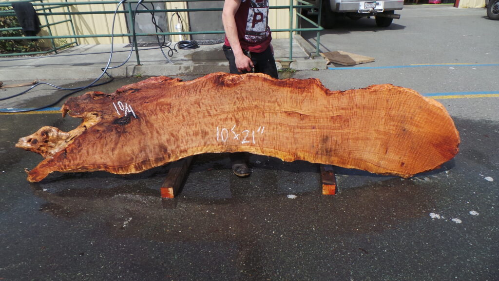 Redwood Bartop Slab