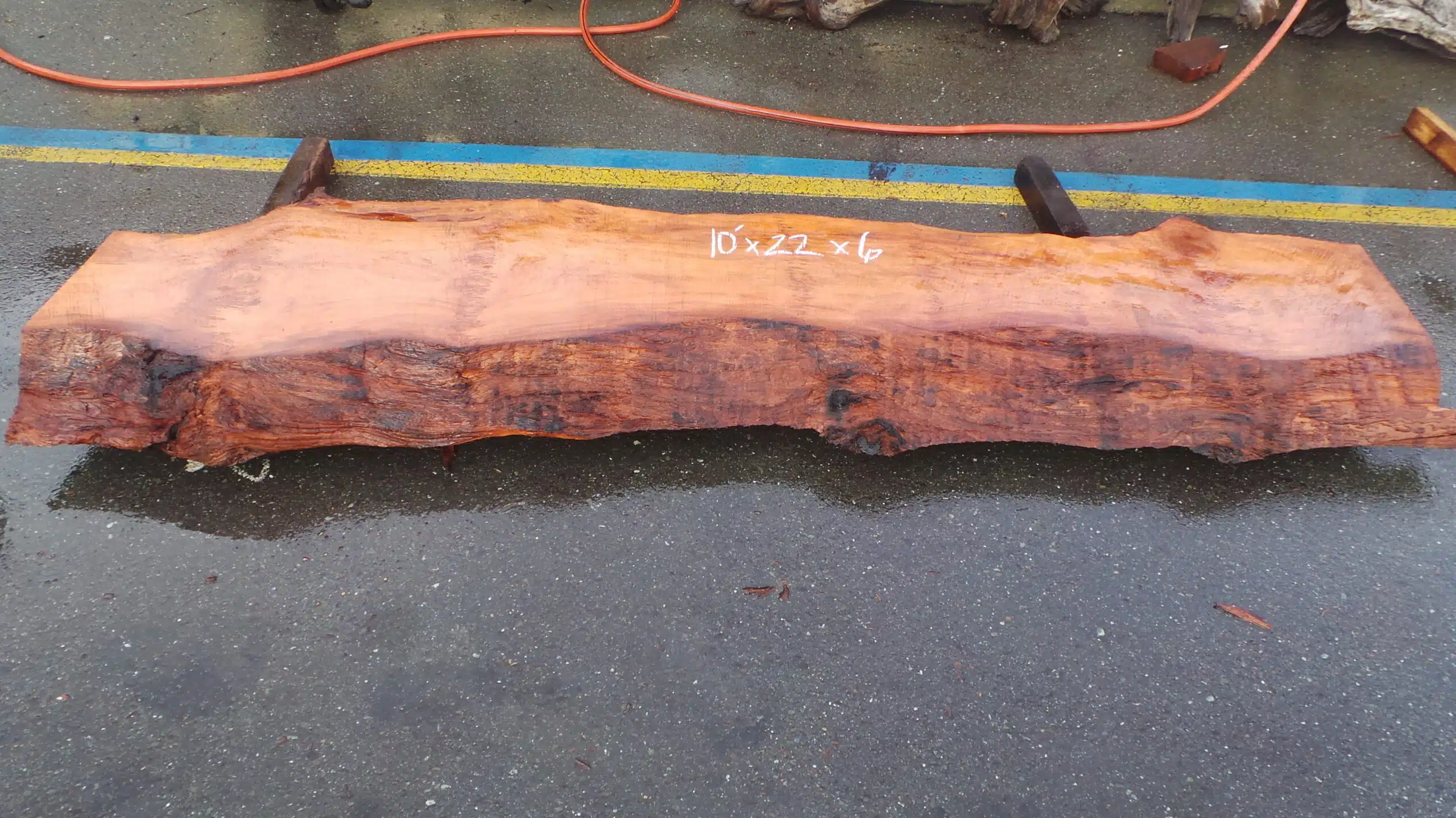 Redwood Burl Fireplace Mantel